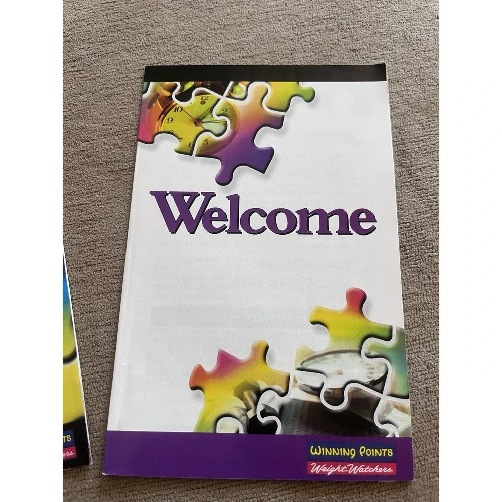 Getting Started Week 1: Winning Points Welcome 1,2, 4 Booklets Weight Watchers